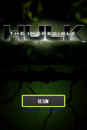 Incredible Hulk, The (USA) (En,Fr,De,Es,It) screen shot title